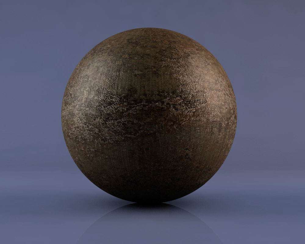 C4D生锈腐蚀的金属材质 Rotten Metal Material