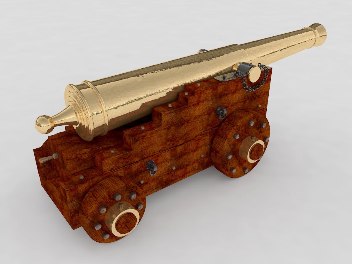 C4D古代大炮建模视频教程（俄语）Cannon modeling - C4D之家 - maxresdefault.jpg
