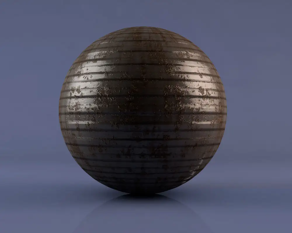 C4D生锈的车库门材质 横条纹金属材质 Rusty Garage Door Material for Cinema 4D - C4D之家 - Rusty_Garage_Door_cinema4dmaterials.jpg