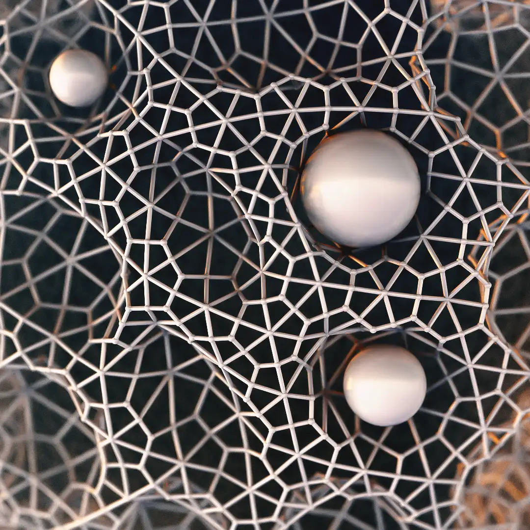 C4D实用工程第228季：圆球落网创意C4D工程文件 c4d project