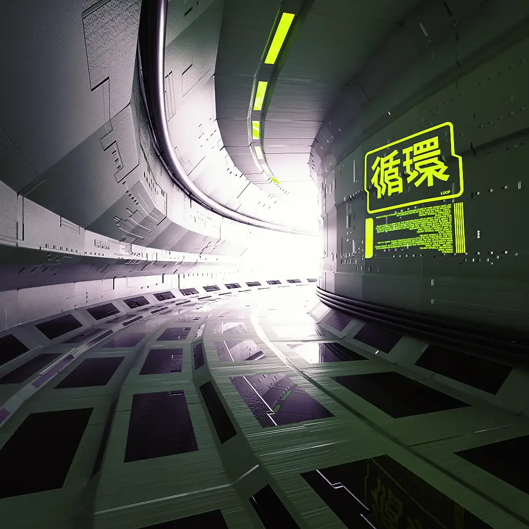 C4D实用工程第231季：循环弯道科幻空间创意C4D工程文件 c4d project - C4D之家 - [15-12-16] - Loop.jpg