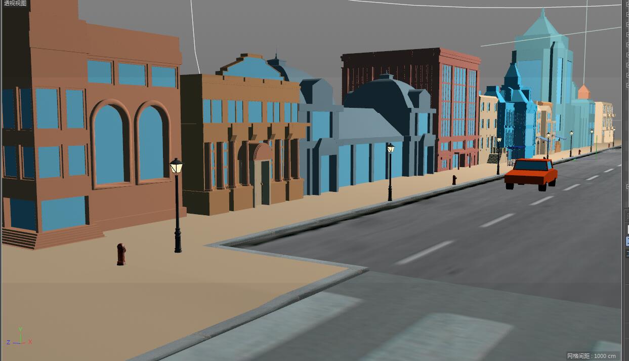 C4D快速打造卡通街道场景 - C4D之家 - Q~4P{NTH%F{QPN`D5A[@O[6.jpg