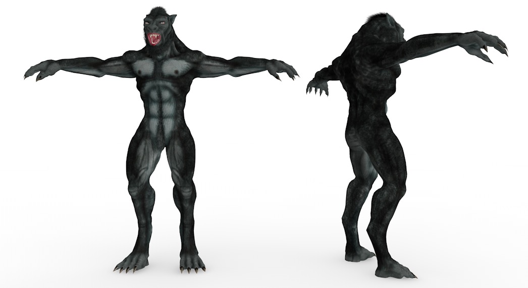 狼人C4D模型 Lycan 3d model - C4D之家 - cinema4d_ 2016-12-26 21.53.31.jpg