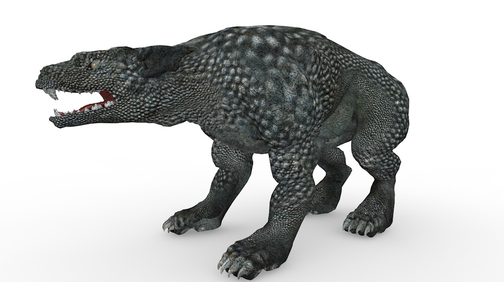 变异狗C4D游戏角色模型 Stone Dog - C4D之家 - cinema4d_ 2016-12-26 22.28.26.jpg