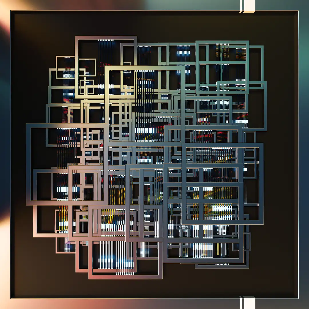 C4D实用工程第241季：金属框架创意C4D工程文件 c4d project