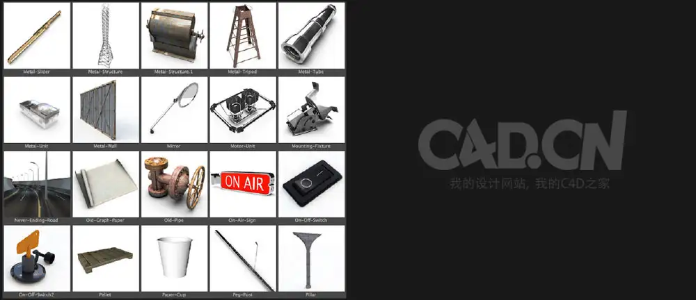 260套C4D五金工具配件模型合集 The Pixel Lab Designers Pack - C4D之家 - 未命名-7.jpg