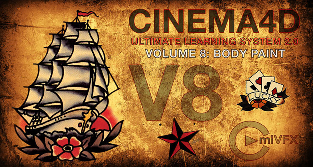 C4D贴图绘制好的系统学习视频教程第八卷 Cinema 4D Ultimate Learning System 2.0