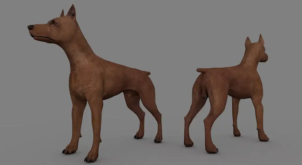 棕色杜宾犬C4D模型 dog Min Pin 3d model - C4D之家 - cinema4d_ 2017-01-02 20.06.10.jpg