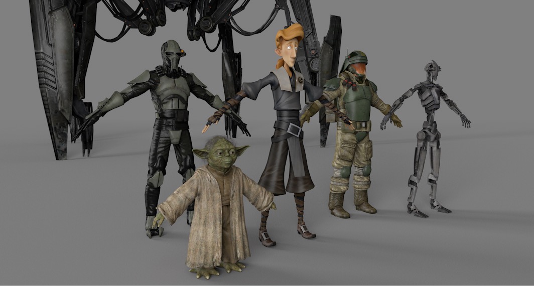 101套C4D科幻游戏《星球大战原力释放2》角色模型合集 - C4D之家 - cinema4d_ 2017-01-08 23.50.04.jpg