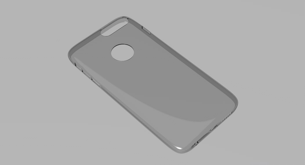 手机硅胶壳C4D模型 Mobile phone shell