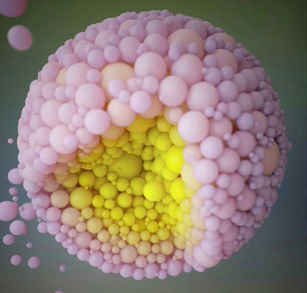 C4D动态克隆对象制作一个漂亮的创意圆球教程