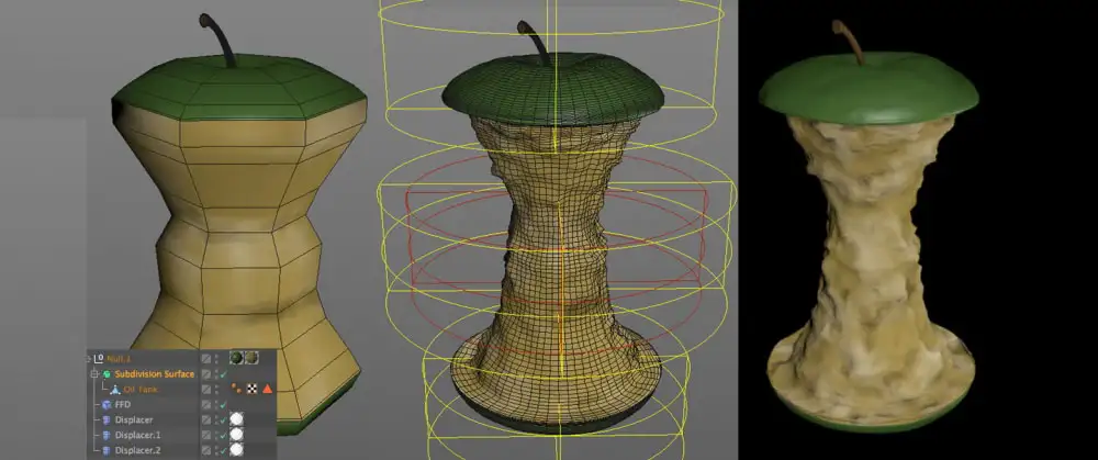 C4D吃完的苹果核工程文件 C4D EXPERIMENT 3 - C4D之家 - c4dexperiment3_lrg-854x419.jpg
