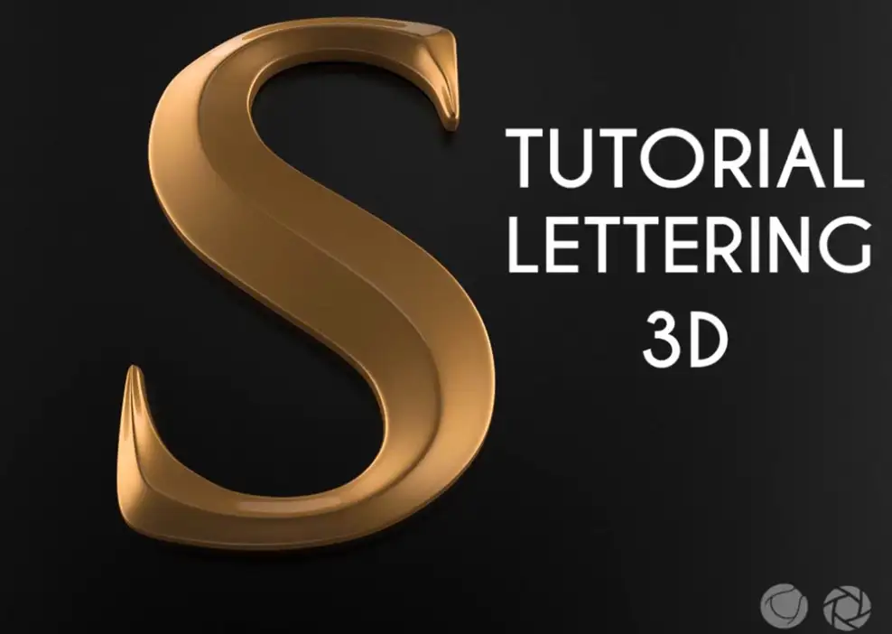 C4D制作3D立体文字教程 Tutorial Lettering 3D