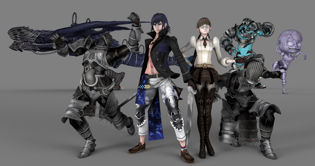 372套C4D角色扮演《龙背上的骑兵3》游戏角色模型合集 Drakengard 3