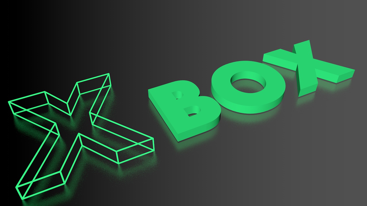 C4D静态名字Xbox工程文件（非常简单附工程） - C4D之家 - X-box.jpg