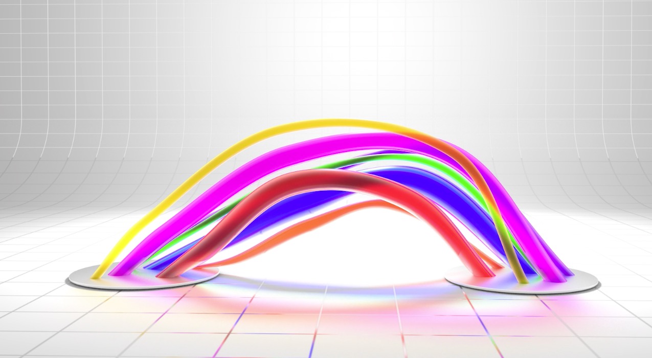 C4D制作有弹性的彩虹条动画教程 Rig and Animate a Jelly Rainbow in Cinema 4D - C4D之家 - cinema4d_ 2017-02-07 13.34.30.jpg