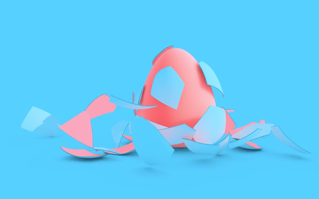 使用C4D R18新功能制作破壳的鸡蛋教程 Shatter an Egg in Cinema 4D