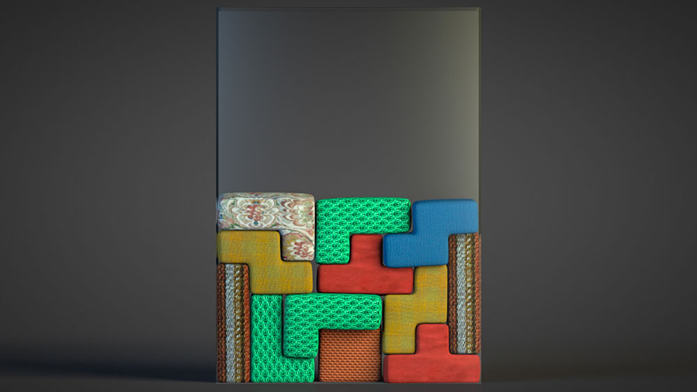 C4D制作瓶里的软体俄罗斯方块变形教程 Softbody Tetris Cinema 4D Tutorial（含工程）