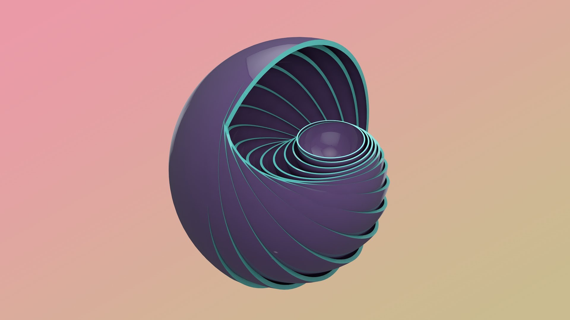 C4D利用克隆+步幅效果器制作漂亮的海螺造型 Effector Cloner- Tutorial CINEMA 4D