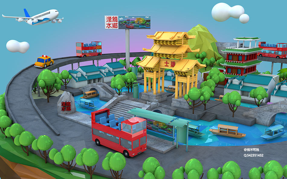 逢简水乡 - C4D之家 - 逢简水乡3.jpg