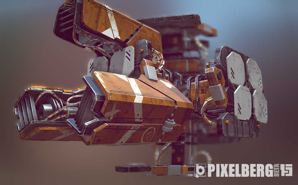 C4D实时预览渲染插件 FrostSoft PixelBerg v1.9 for Cinema 4D R16/R7/R8 Win/Mac