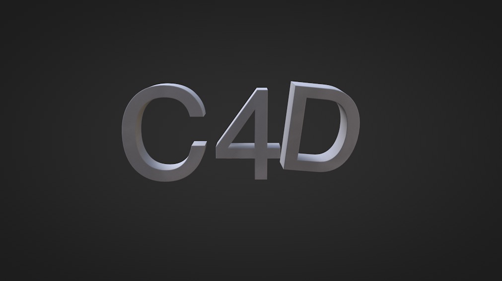 C4D文字旋转进入动画工程文件