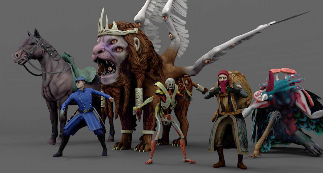 78套C4D动作冒险类游戏《深渊的奥德赛》Abyss Odyssey角色动画模型合集 - C4D之家 - cinema4d_ 2017-02-19 17.53.25.jpg