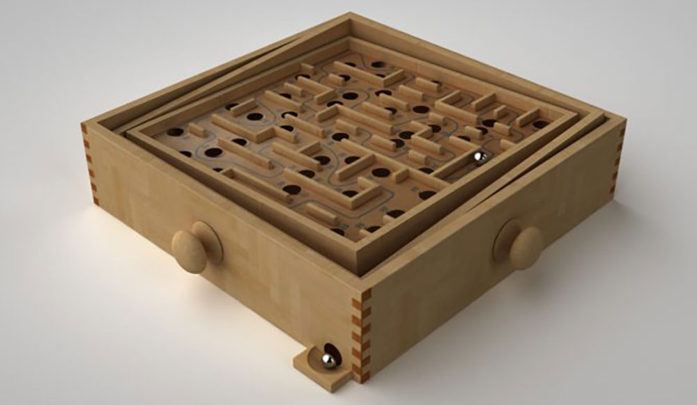C4D迷宫玩具盒模型 Holzlabyrinth - C4D之家 - labyrinth-670x390.jpg
