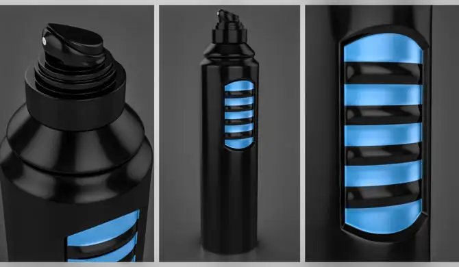黑色塑料喷雾剂瓶子C4D渲染模型 Deo Spray - C4D之家 - deo_final-670x390.jpg
