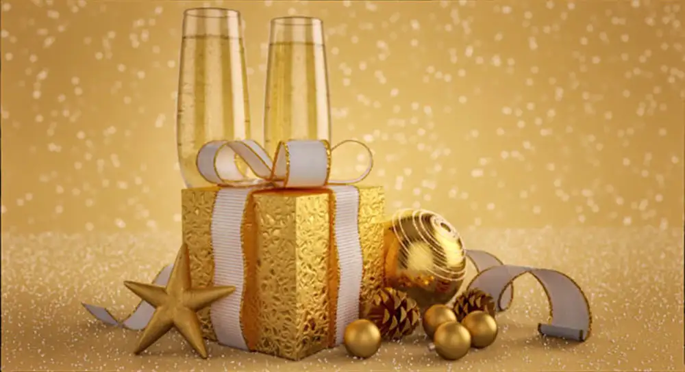 圣诞礼品C4D渲染模型 Christmas gift