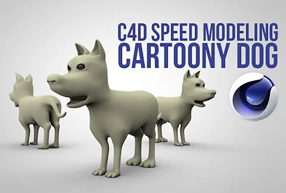 C4D卡通小狗建模视频教程 C4D Speed Modeling Cartoony Dog - C4D之家 - hqdefault.jpg