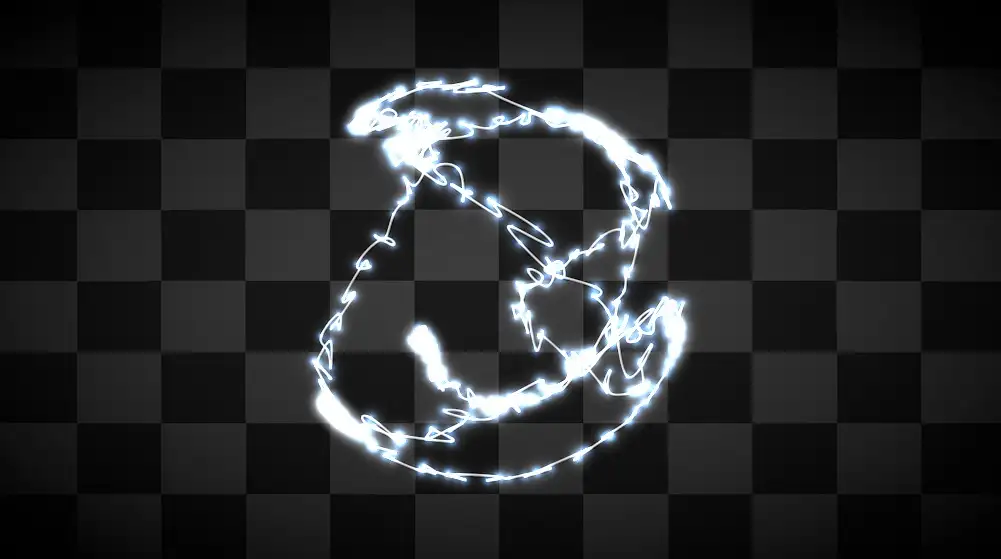 C4D粒子跟踪动画工程 particules et traceur