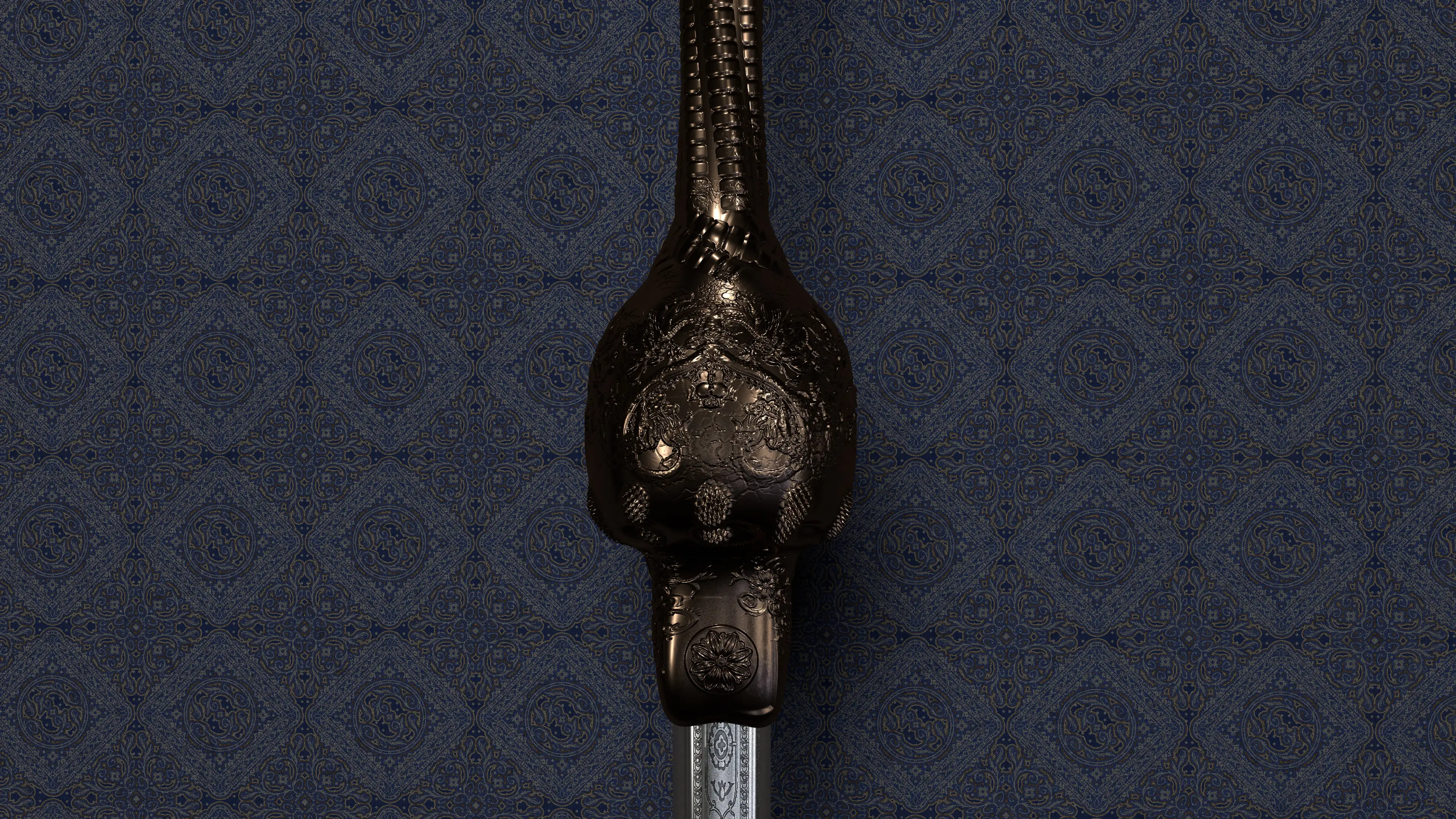东方古代龙纹剑 精模 C4D雕刻 - C4D之家 - 剑文件3.jpg