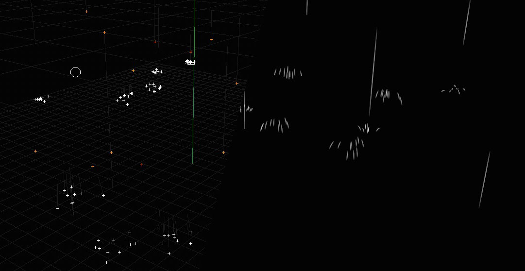 C4D粒子模拟下雨溅起水花预设 Faire de la pluie avec les particules