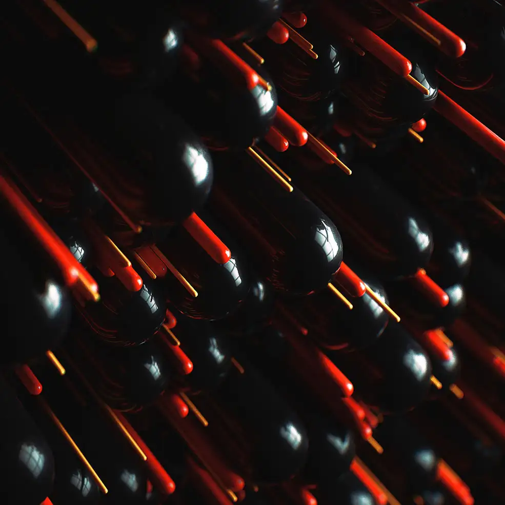 C4D实用工程第300季：红色柱状体转换动画C4D工程文件 c4d project - C4D之家 - [23-02-17]---Red-Caps.jpg