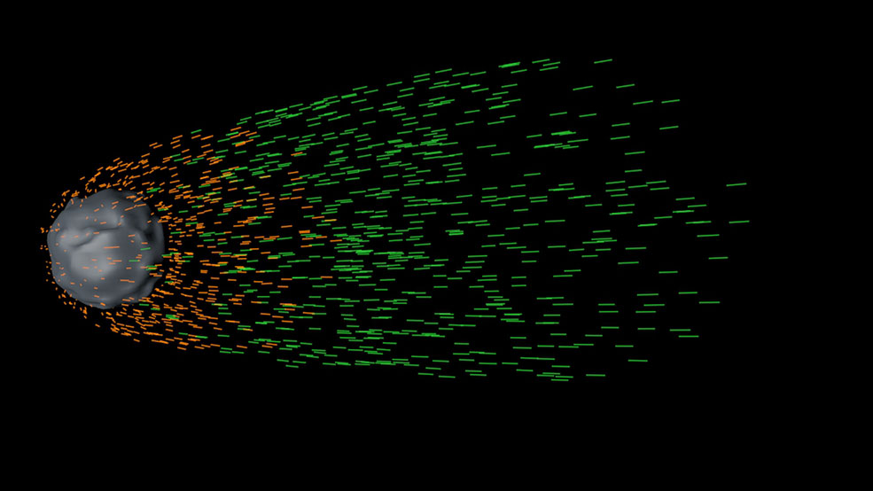 C4D粒子喷发动画工程文件 Thinking Particles : Changer le groupe des particules