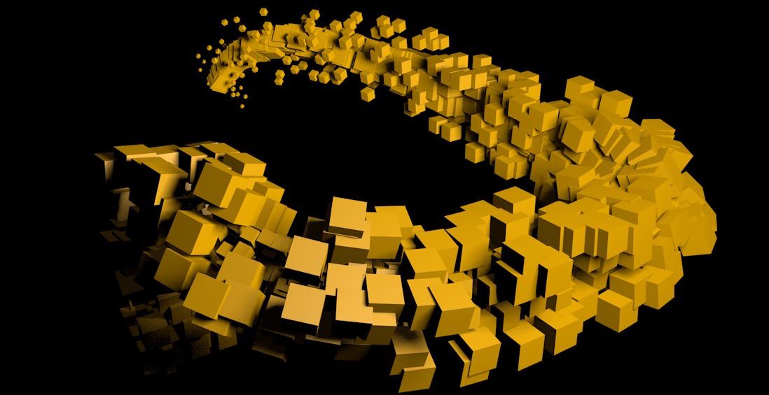 2个C4D粒子动画工程 Thinking particles - PBlurp