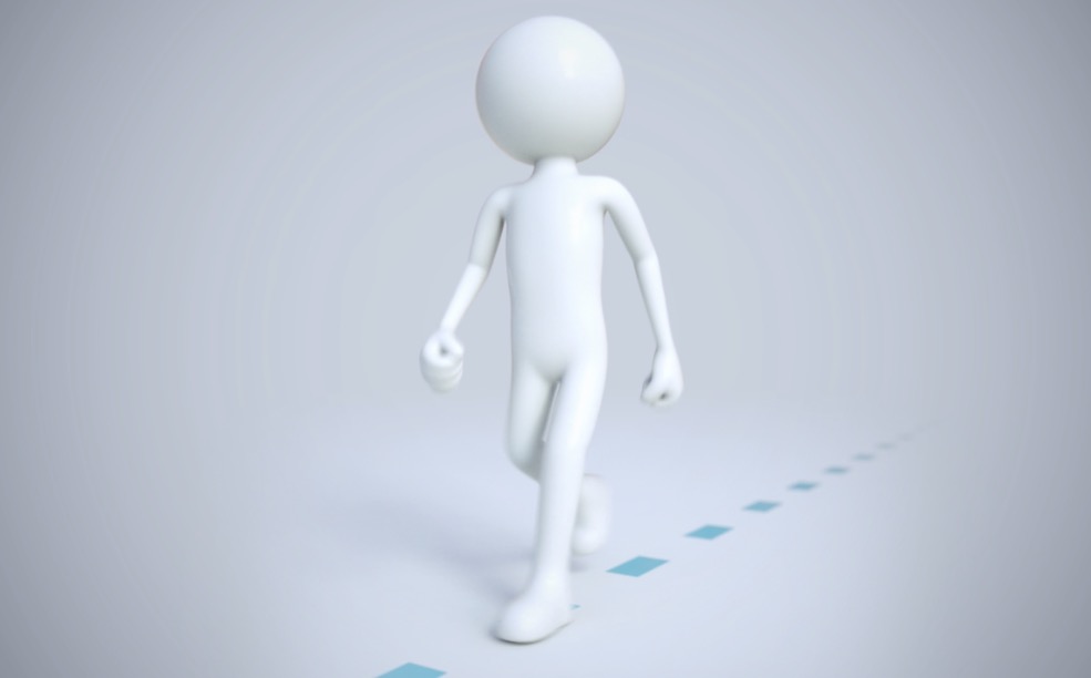 C4D卡通小人行走动画设置教程 C4D Cmotion tutorial-ITA