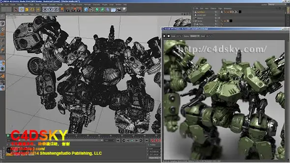C4D R18插件-阿诺德渲染器插件（替换和谐版）Solid Angle Cinema4D To Arnold v1.7.0 - C4D之家 - SolidAngle-C4DtoA.jpg