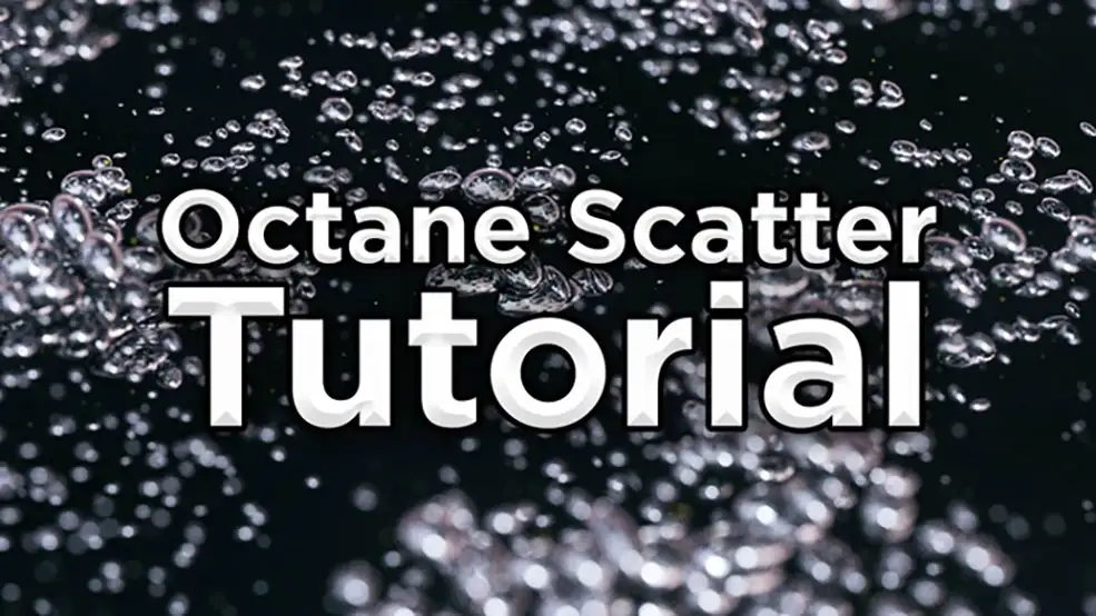 C4D使用Octane渲染气泡分散效果的教程 Abstract Bubble Scatter with Octane Tutorial