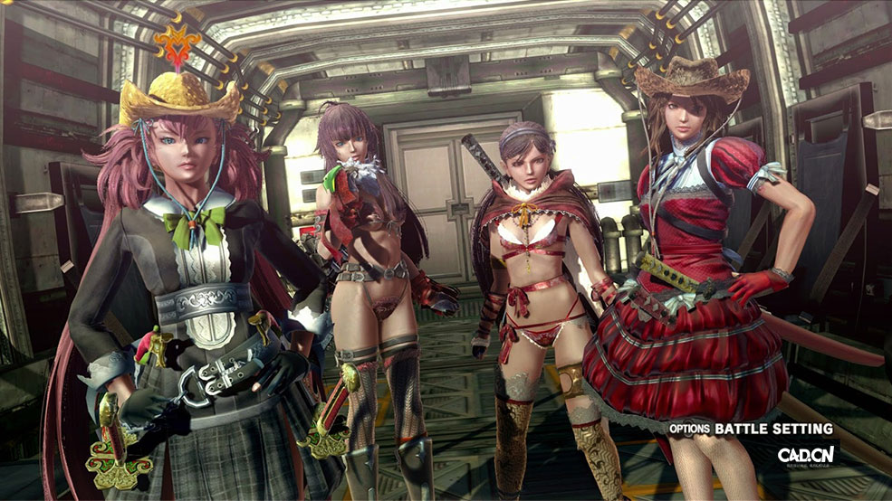 33套C4D青春美少女动作游戏《御姐玫瑰》角色动画模型合集 - C4D之家 - onechanbara1.jpg