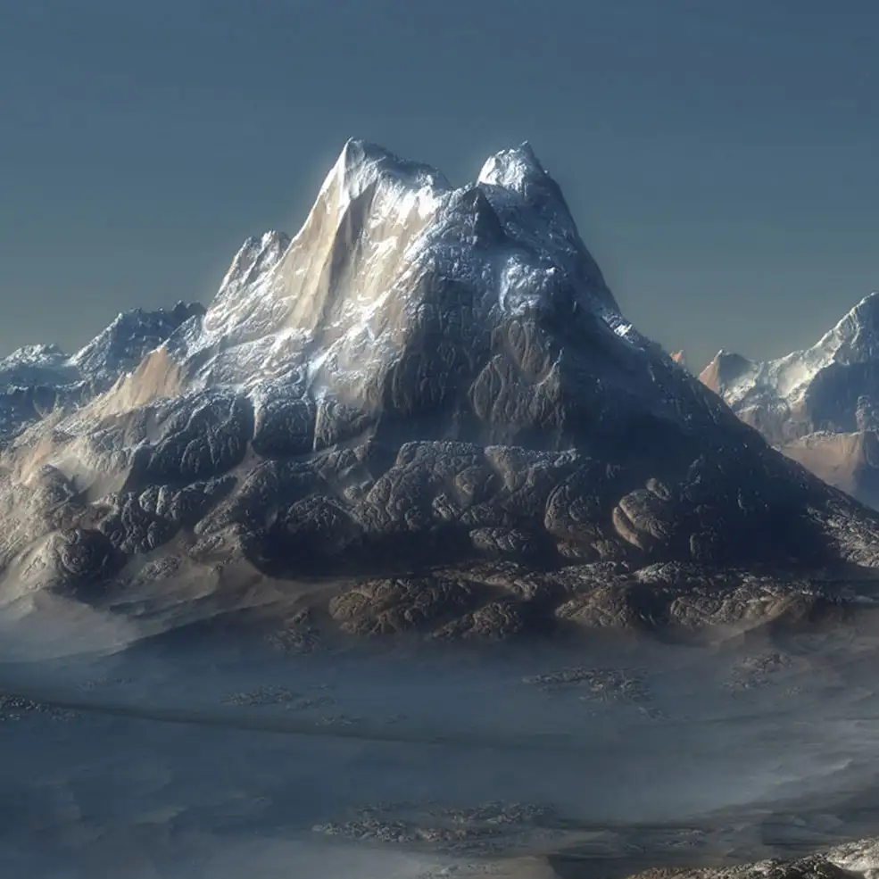 C4D雪山模型预设 Infinite Mountains for Cinema 4D