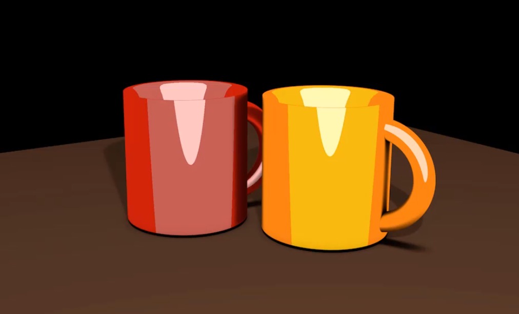 C4D制作二维卡通素描水杯教程 Cartoon sketch cup