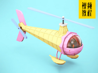 [C4D基础]冰淇淋飞机 - C4D之家 - 站酷封面图.jpg