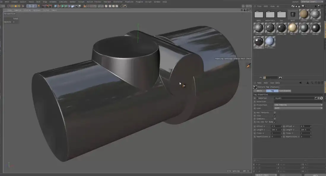 C4D管道焊接建模技巧教程 Hard Surface Modeling - Cinema 4D