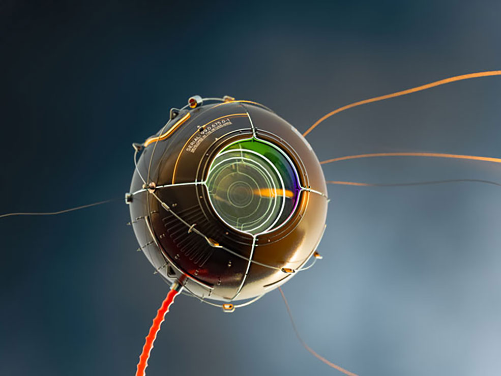 3D科幻球 能量球C4D模型 C4D 3D Model Sci-Fi Orb