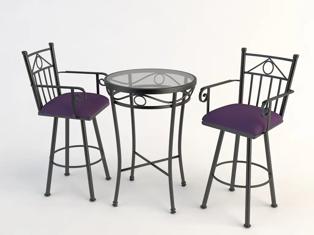 欧式铁艺桌椅 玻璃桌椅C4D模型 Tables and chairs -007 3d model - C4D之家 - yizi.jpg