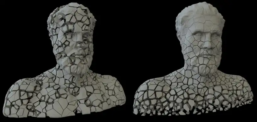 C4D R18泰森分裂详解文章 Voronoi Fracture - Object tag(物体选项卡)