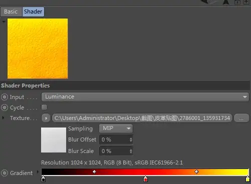 C4D材质编辑基础 Shader （着色 过滤器 融合 图层 色调分离）