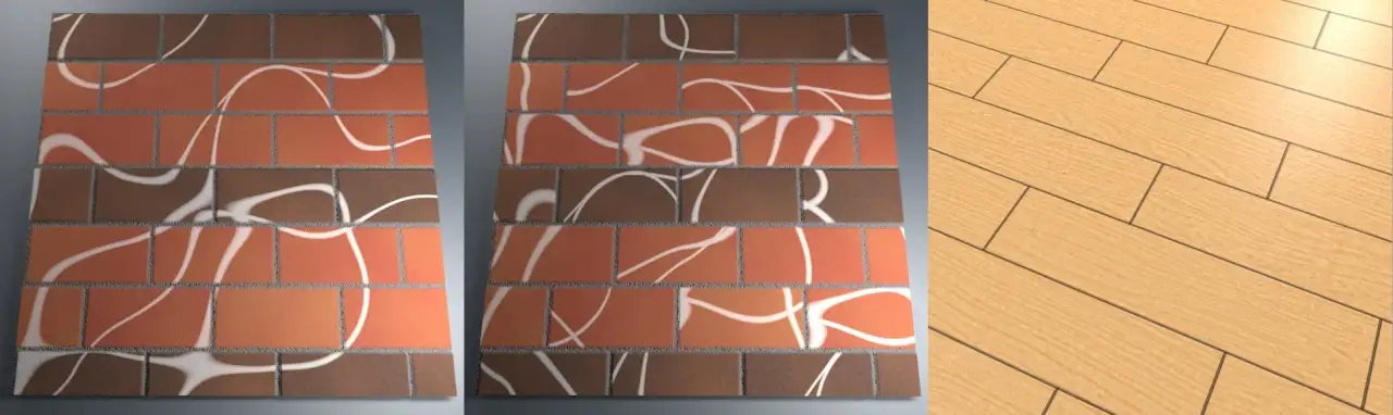 C4D材质编辑基础之 Shader 表面着色器 (砖块 平铺和路面)